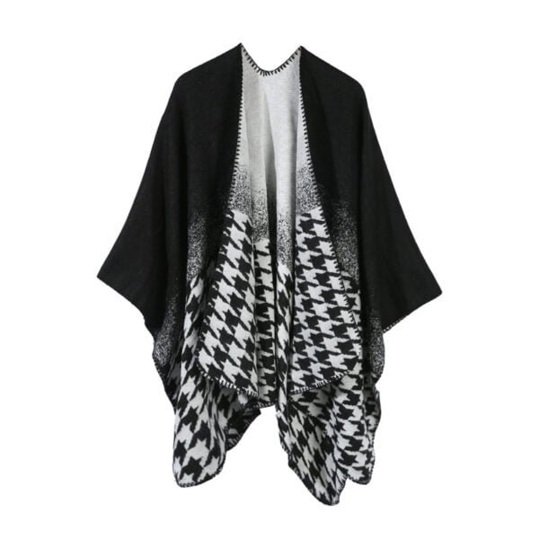 Split Shawl-like Cape