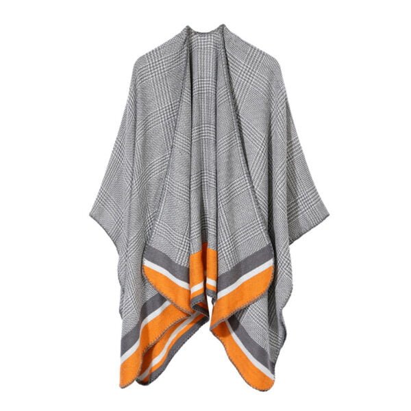 Split Shawl-like Cape