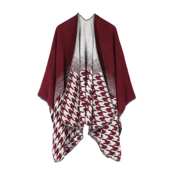 Split Shawl-like Cape