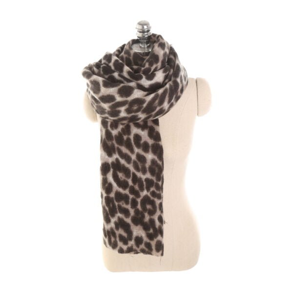 Leopard-Print Scarf