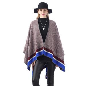 Split Shawl-like Cape