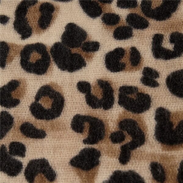 Leopard-Print Scarf