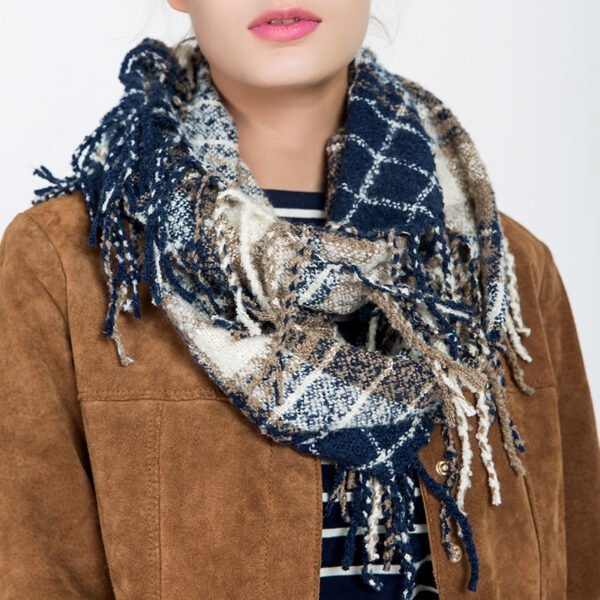 Fancy Soft Plaid Scarf