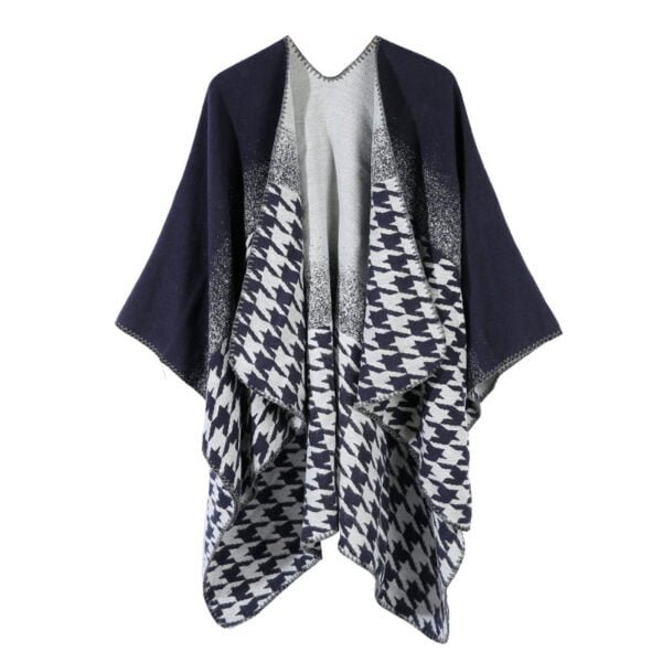 Split Shawl-like Cape